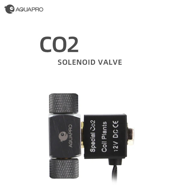 Aquapro CO2 Solenoid valve 12V with Bubble Counter