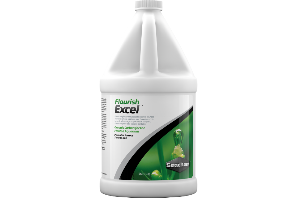Seachem Flourish Excel 2L large volume jug – liquid carbon source for aquascaping and planted aquarium maintenance.