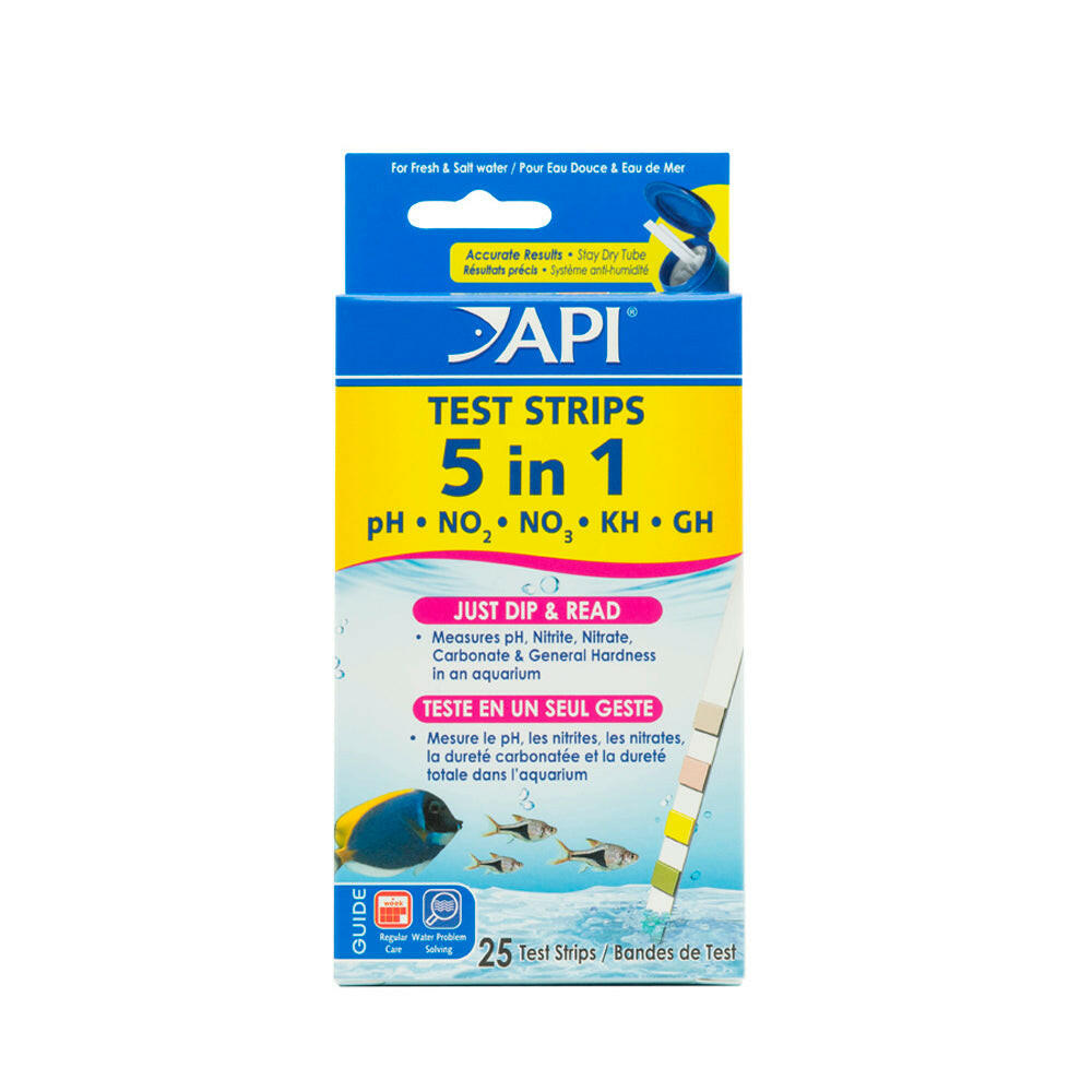 API - 5 in 1 Aquarium Test Strips